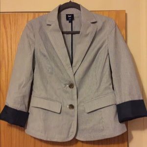 Adorable/Never worn GAP pin-strip blazer!